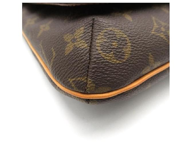Louis Vuitton Cinghia corta Monogram Musette Salsa Marrone  ref.1310156