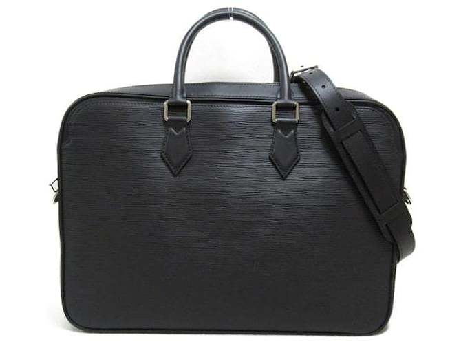 Louis Vuitton Epi Dandy MM Briefcase Black Pony-style calfskin  ref.1310175
