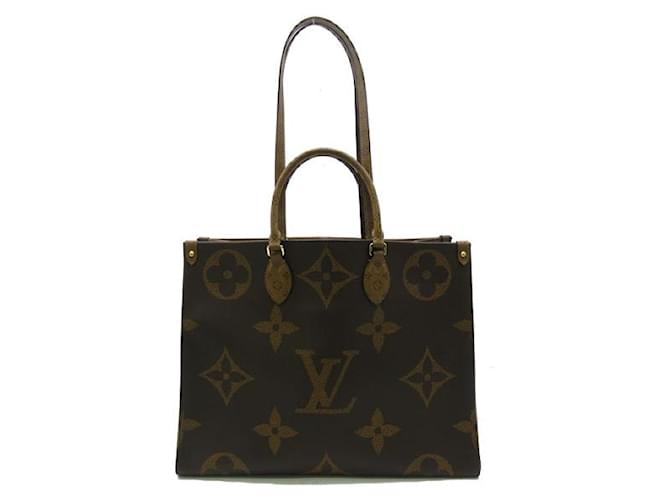 Louis Vuitton Monogram Reverse Giant On-The-Go GM Brown  ref.1310178