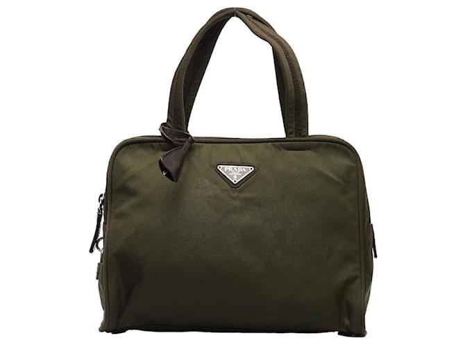 Prada Tessuto Handbag Bronze Nylon  ref.1310335