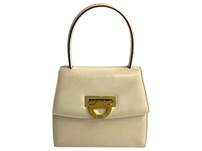 Céline Leather Handbag White Pony-style calfskin  ref.1310427