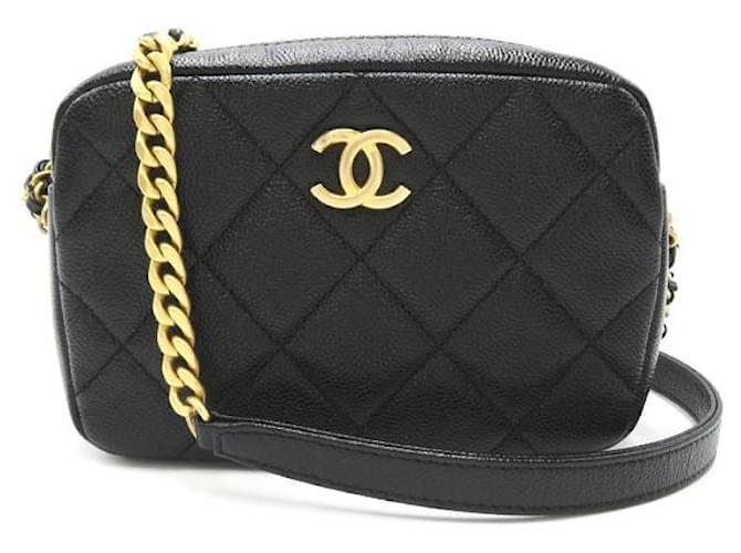 Chanel CC Caviar Melody Camera Bag Black  ref.1310439