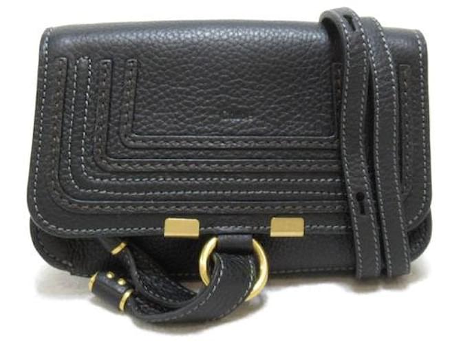 Chloé Marcie Belt Bag Black Pony-style calfskin  ref.1310446