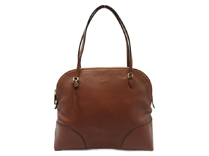 Gucci Leather Bree Dome Bag Brown Pony-style calfskin  ref.1310460