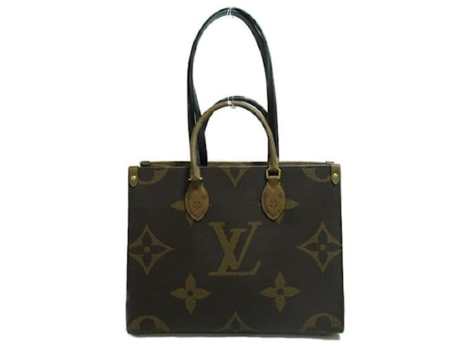 Louis Vuitton Monogram Reverse Monogram OnTheGo MM Brown  ref.1310624