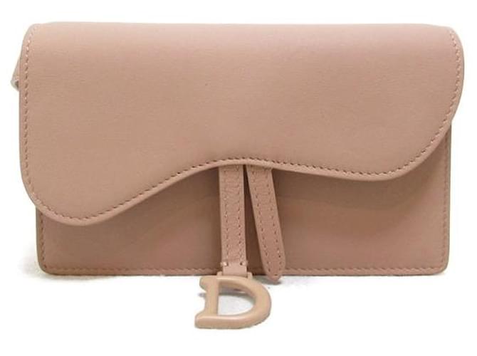 Dior Leather Saddle Rectangular Belt Bag Brown Pony-style calfskin  ref.1310781