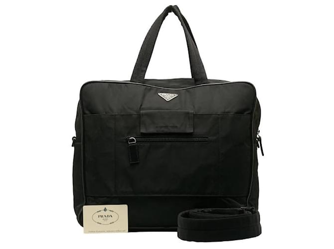 Prada Tessuto Business Bag Black  ref.1310891
