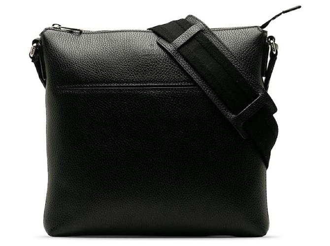 Gucci Leather Cosmopolis Messenger Bag Black Pony-style calfskin  ref.1310893