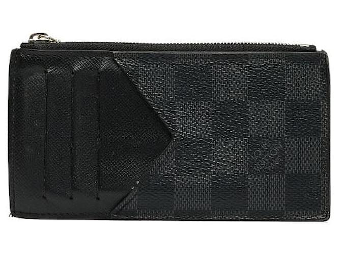 Louis Vuitton Damier Graphite Card Holder Black  ref.1310974