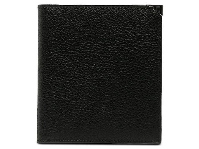 Salvatore Ferragamo Leather Bifold Wallet Black Pony-style calfskin  ref.1311020