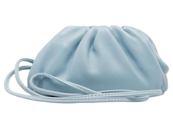 Bottega Veneta Mini bolsa de couro Azul Bezerro-como bezerro  ref.1311033