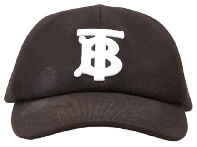 Burberry TB Baseballkappe Schwarz Baumwolle  ref.1311037