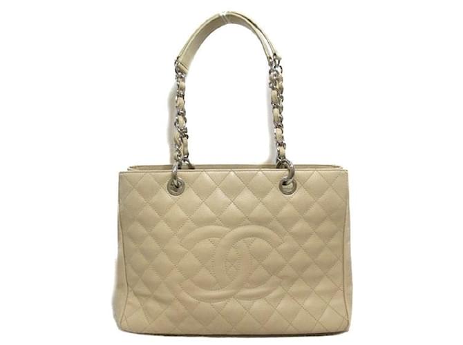 Chanel CC Caviar Grand Shopping Tote Brown Leather  ref.1311092