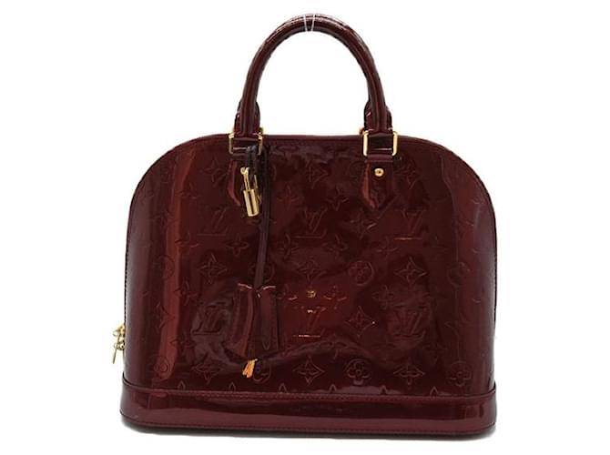 Louis Vuitton Monogramme Vernis Alma PM Email Rouge  ref.1311144