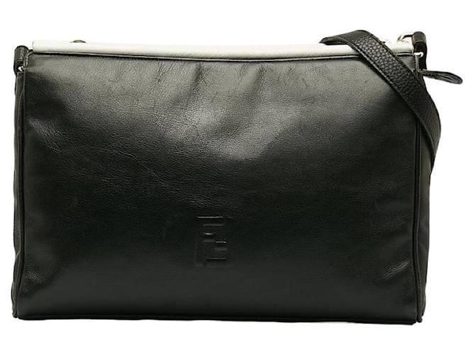 Fendi Leather Crossbody Bag Black Pony-style calfskin  ref.1311295
