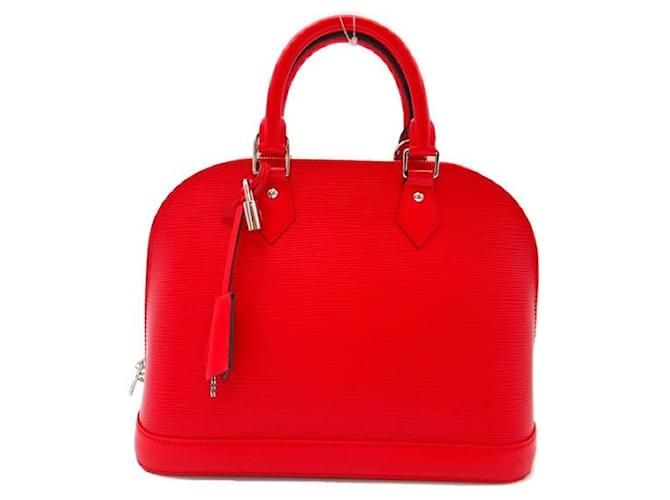 Louis Vuitton Epi Alma PM Red Leather  ref.1311358