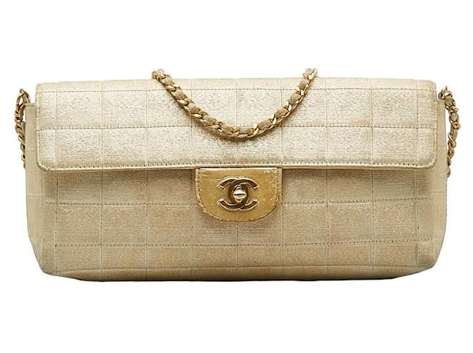 Chanel Nova bolsa de ombro da linha de viagem Marrom Nylon  ref.1311403