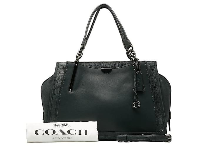 Coach Leather Dreamer 36 Green Pony-style calfskin  ref.1311420