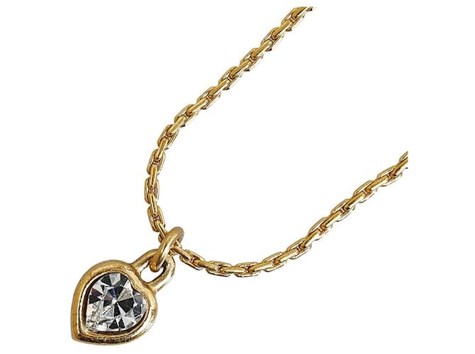 Dior Herzkette Halskette Golden  ref.1311428