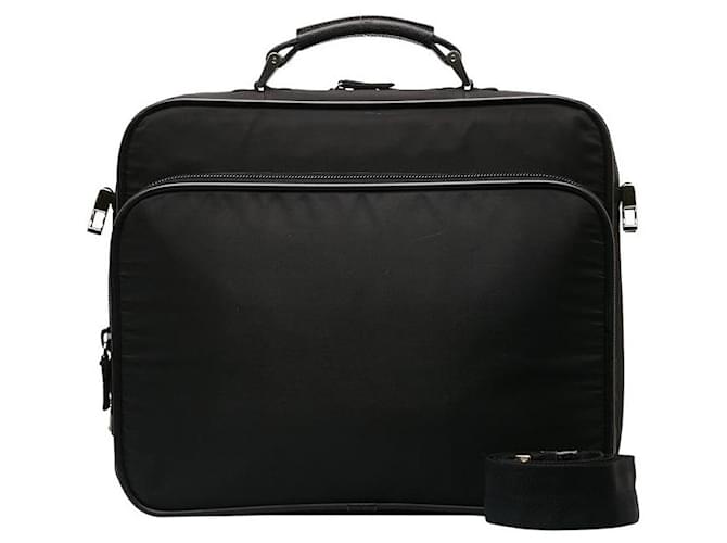 Prada Tessuto Business Bag Black Nylon  ref.1311476
