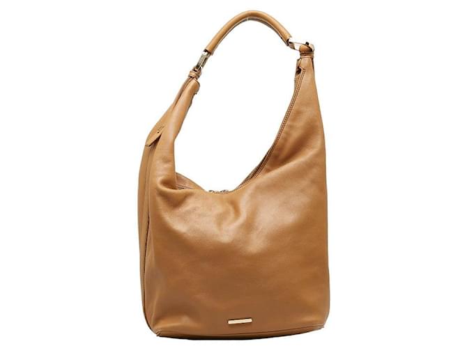 Gucci Leather Hobo Bag Brown Pony-style calfskin  ref.1311552
