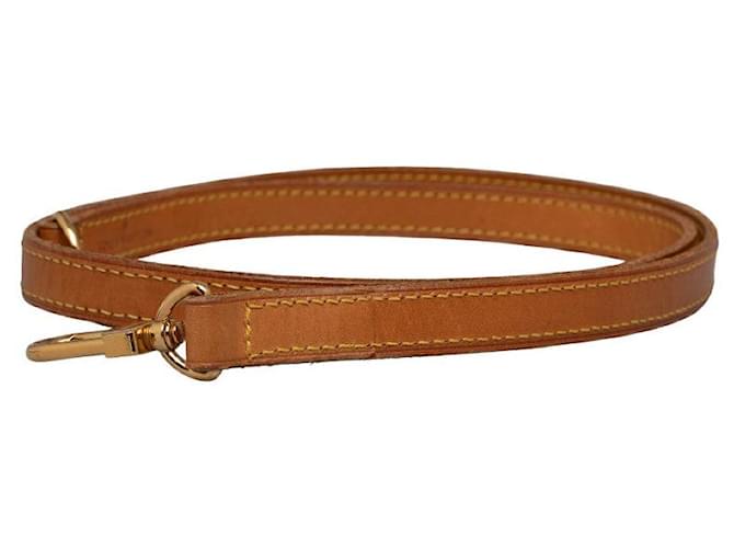 Louis Vuitton leather shoulder strap Brown Pony-style calfskin  ref.1311575