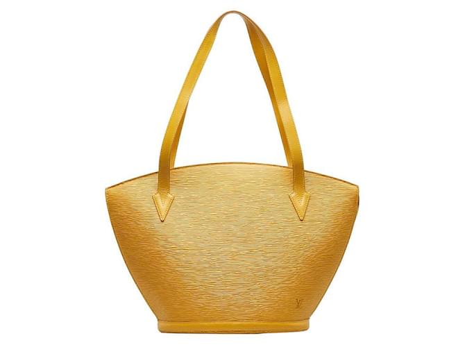 Louis Vuitton Epi Saint Jacques Long Strap Amarelo Bezerro-como bezerro  ref.1311623