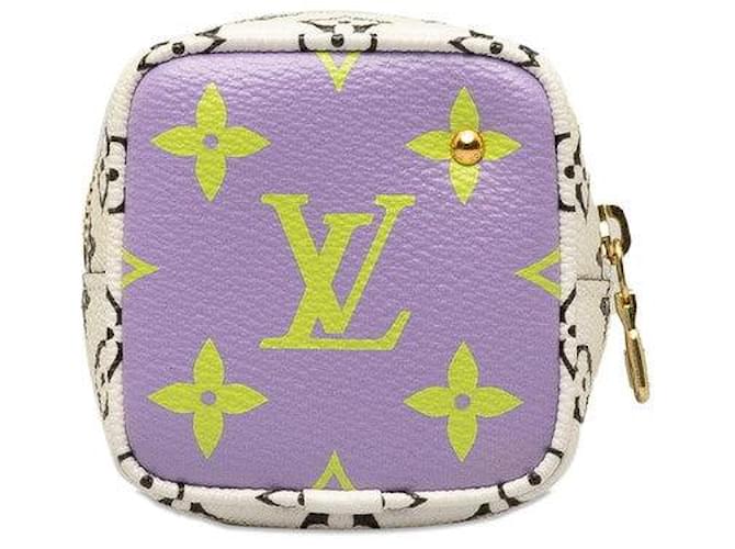 Louis Vuitton Monedero con forma de cubo gigante y monograma Púrpura  ref.1311624