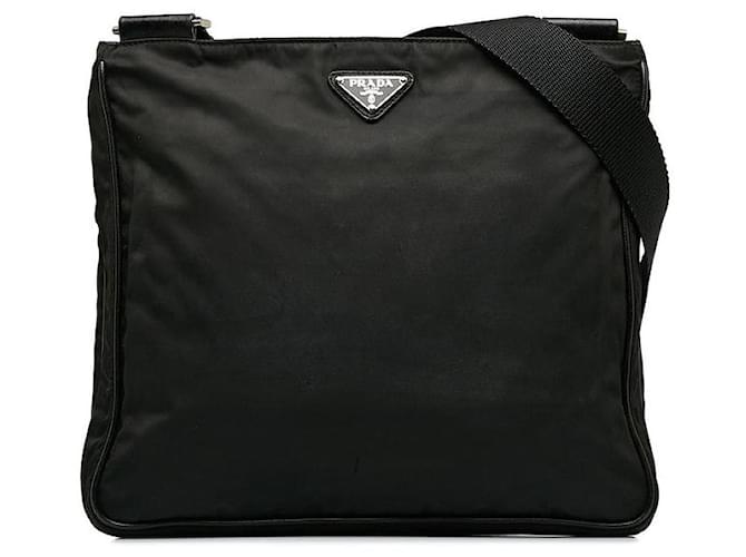 Prada Tessuto Crossbody bag Black  ref.1311644