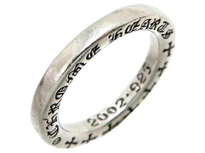 Chrome Hearts Silver  NTFL Spacer Ring Silvery  ref.1311689