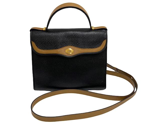 Dior Leather Handbag Black Pony-style calfskin  ref.1311696