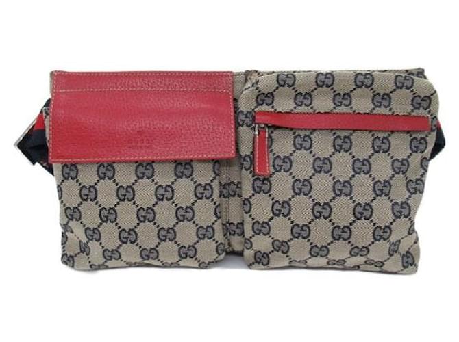 Gucci GG Canvas Belt Bag Blue Cloth  ref.1311730