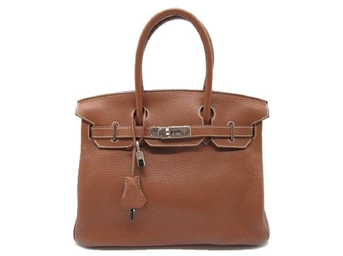Hermès Clemence Birkin 30 Brown Leather  ref.1311762