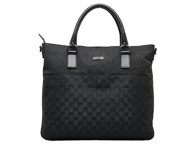 Gucci GG Canvas Tote Bag Black Cloth  ref.1311790