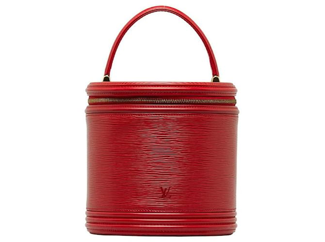 Louis Vuitton Neceser Epi Cannes Roja Becerro  ref.1311870