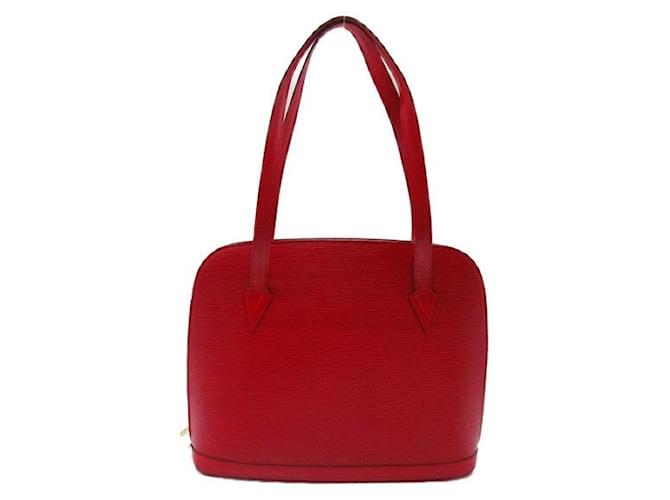 Louis Vuitton Epi Lussac Tote Red Pony-style calfskin  ref.1311893