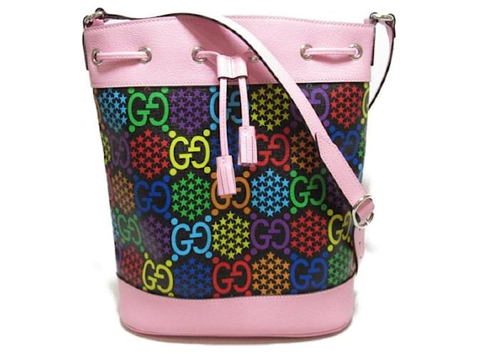 Gucci GG Psychedelic Bucket Bag Pink  ref.1311933