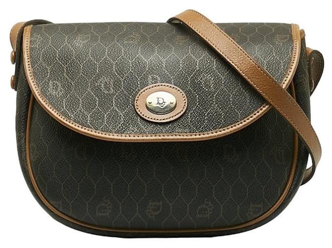 Dior Honeycomb Shoulder Bag Brown  ref.1312182