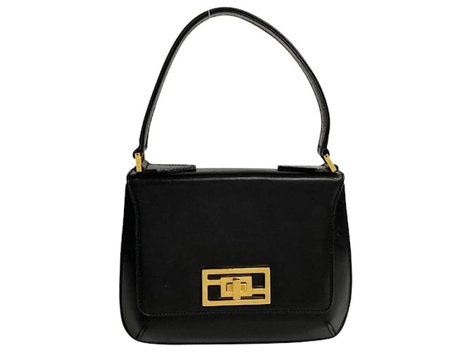 Fendi Leather Handbag Black Pony-style calfskin  ref.1312192