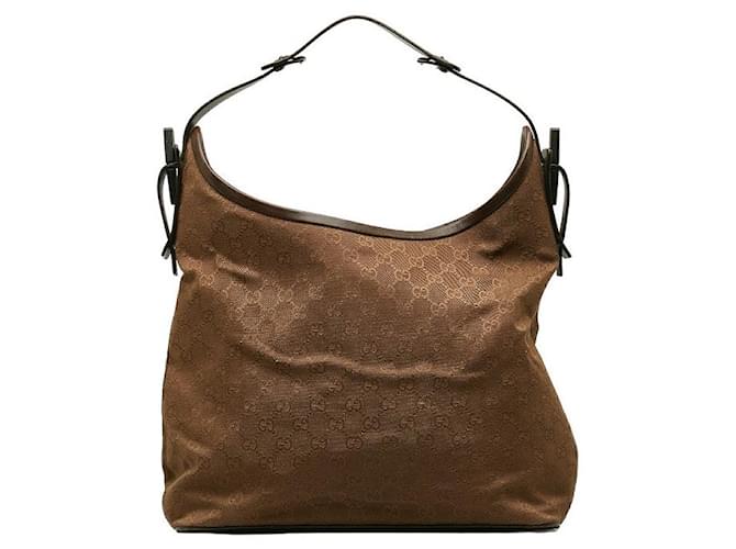 Gucci GG Canvas Shoulder Bag Brown Cloth  ref.1312201