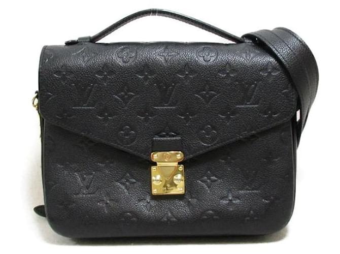 Louis Vuitton Monogram Empreinte Pochette Metis Brown Leather  ref.1312356