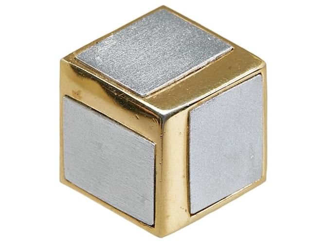Givenchy 3Spilla Cubo D Argento  ref.1312446
