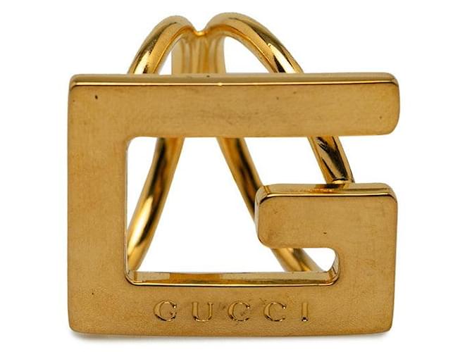 Gucci Anello per sciarpa con logo G D'oro  ref.1312450