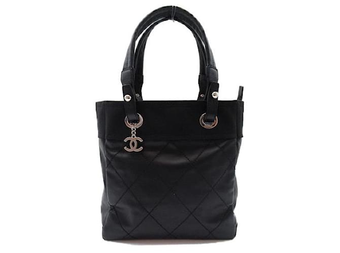 Chanel Paris Biarritz Tote Bag PM Black  ref.1312458
