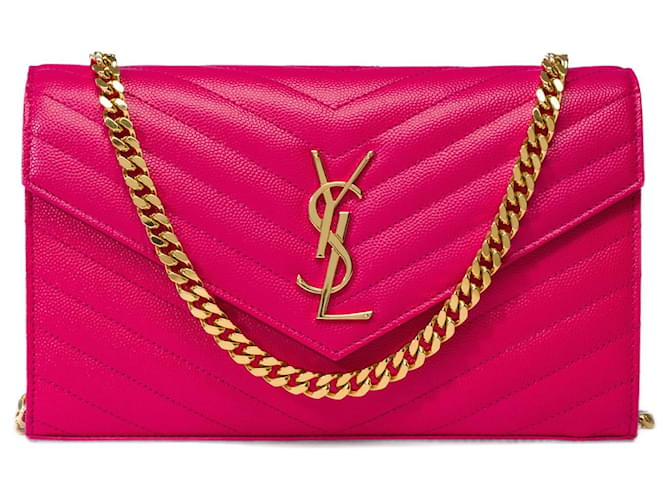 YVES SAINT LAURENT Bag in Pink Leather - 101779  ref.1312486