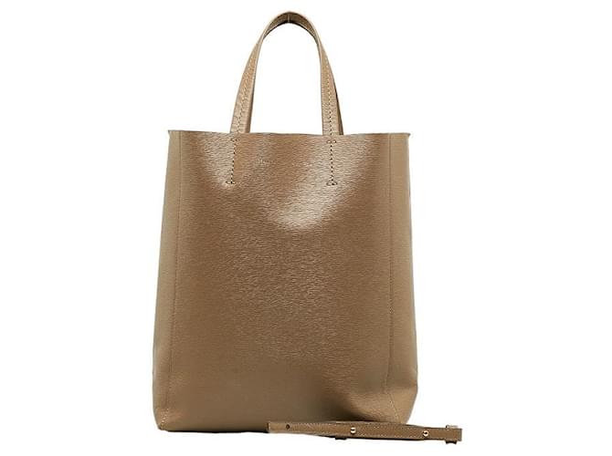 Céline Leather Tote Bag Brown Pony-style calfskin  ref.1312494