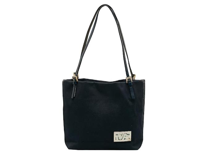 Fendi Canvas Tote Bag Black Cloth  ref.1312556
