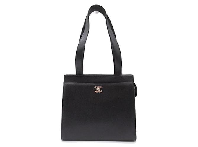 Chanel CC Caviar Tote Bag Black  ref.1312588