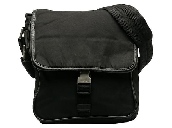 Prada Tessuto Crossbody bag Black  ref.1312715