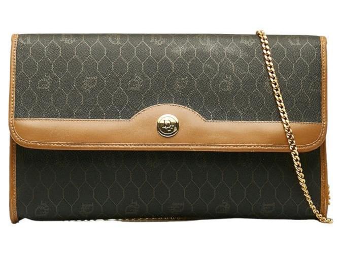 Dior Honeycomb Chain Shoulder Bag Black  ref.1312824